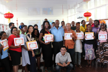 外方院长Al与孔院师生